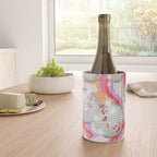 Groovy Party disco ball pink Wine Chiller Gallery Image 4