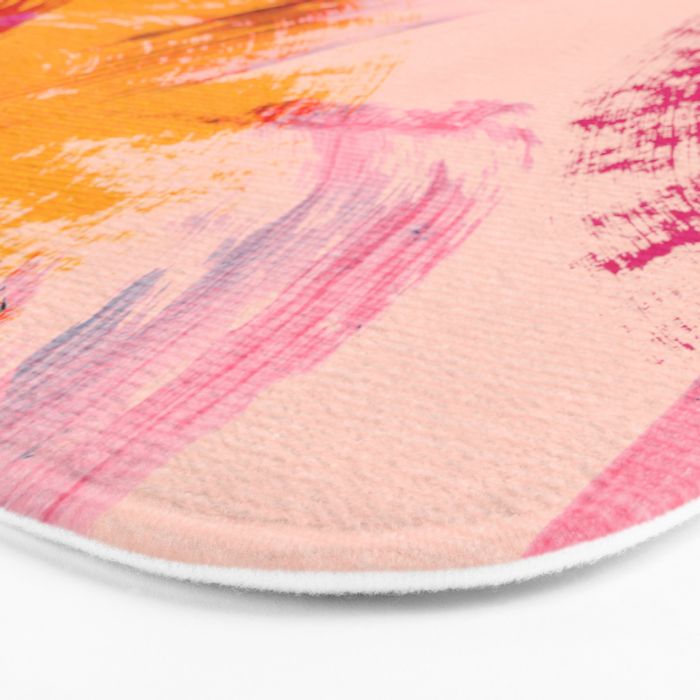 brush strokes abstract 2 Bath Mat Gallery Image 3