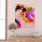 brush strokes abstract 2 Wall Tapestry Gallery Image 2