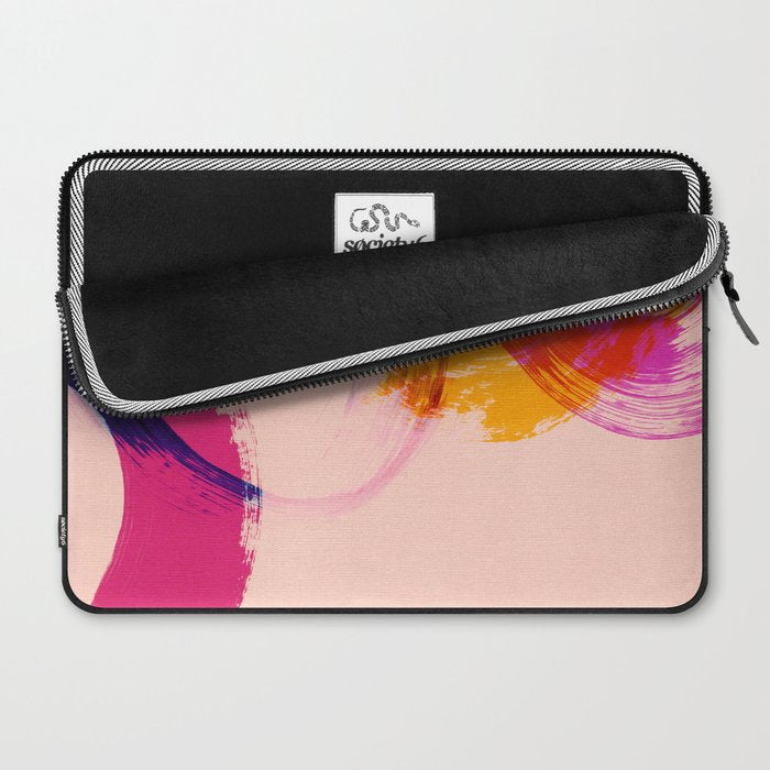 brush strokes abstract 2 Laptop Sleeve Gallery Image 2