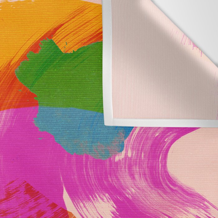 brush strokes abstract 2 Wall Tapestry Gallery Image 3
