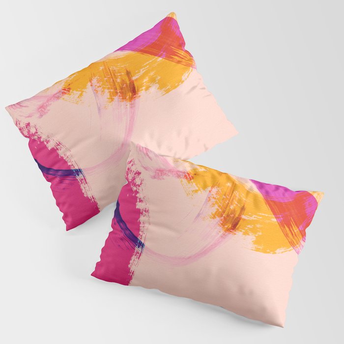 brush strokes abstract 2 Pillow Sham Gallery Image 3