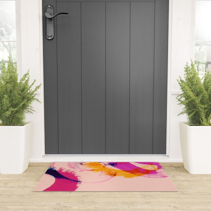 brush strokes abstract 2 Welcome Mat Gallery Image 3