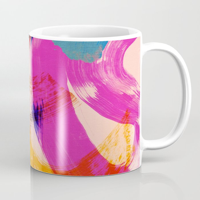 brush strokes abstract 2 Coffee Mug Gallery Image 1