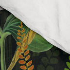 Vintage & Shabby Chic - Black Tropical Parrot Night Garden Comforter Gallery Image 4