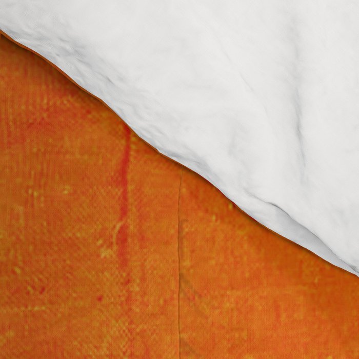 Boho Oriental Orange Traditional Desert Moroccan Style  Comforter Gallery Image 4