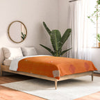 Boho Oriental Orange Traditional Desert Moroccan Style  Comforter Gallery Image 2