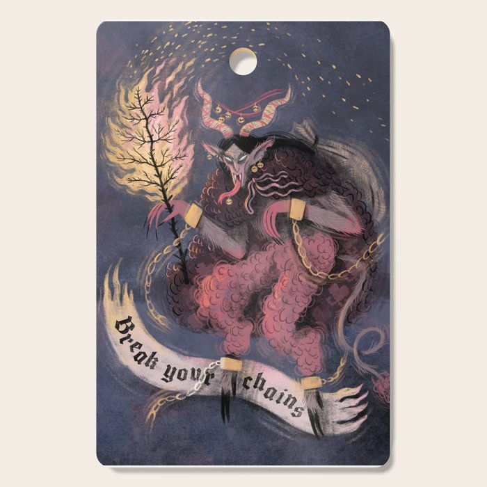 Krampus â Break your Chains! Cutting Board Gallery Image 1
