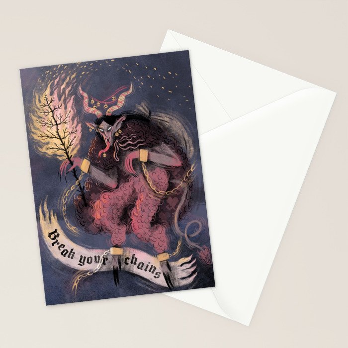 Krampus â Break your Chains! Stationery Card Gallery Image 2
