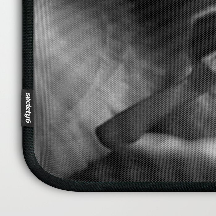 Ballerinas getting ready for the big performance black and white photograph - photographs Laptop Sleeve Gallery Image 3