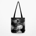 Ballerinas getting ready for the big performance black and white photograph - photographs Tote Bag Gallery Image 2