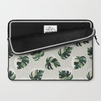 Cat and Plant Pattern 3 Laptop Sleeve Gallery Image 2