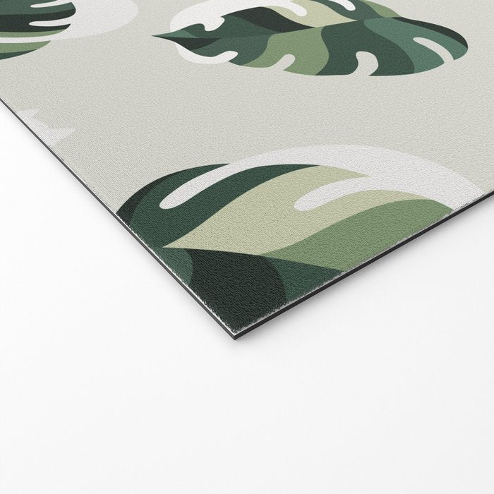 Cat and Plant Pattern 3 Welcome Mat Gallery Image 2