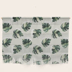 Cat and Plant Pattern 3 Wall Hanging Gallery Image 1