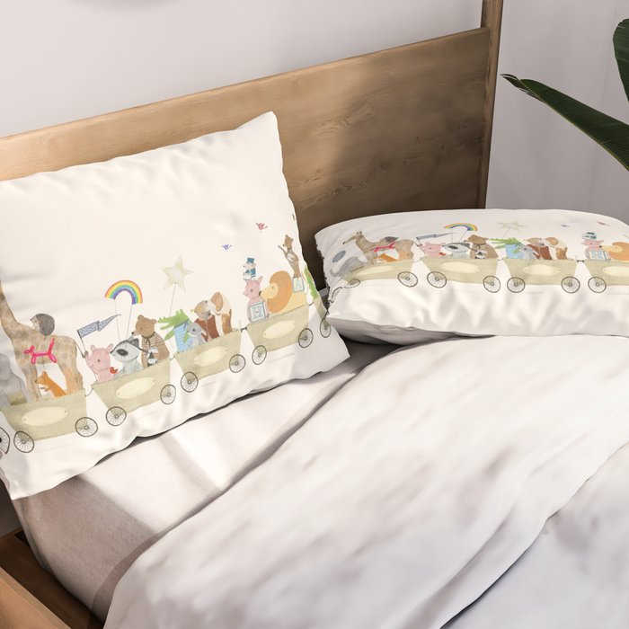 the happy parade Pillow Sham Gallery Image 2