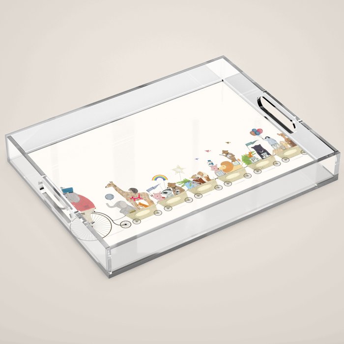 the happy parade Acrylic Tray Gallery Image 1