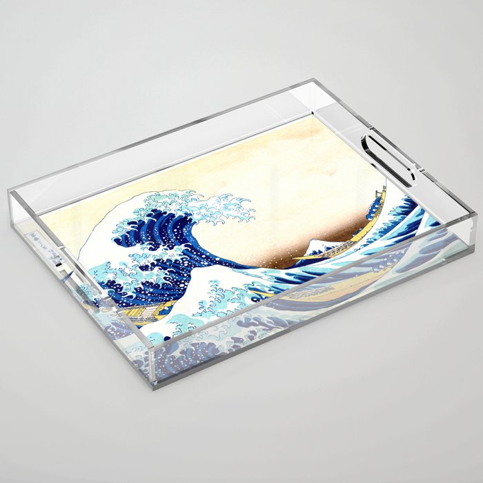 The Great Wave off KanagawA Acrylic Tray Gallery Image 1