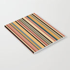 Classic Stripes X - Vintage Neutral Notebook Gallery Image 2