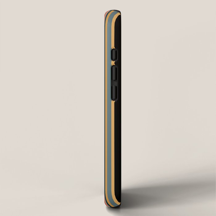 Classic Stripes X - Vintage Neutral iPhone Case Gallery Image 2