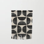 Half Moons in Black + Cream Wall Hanging Gallery Image 1