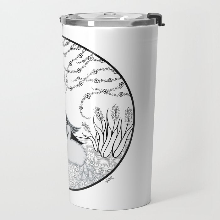 Black Swan and Moonlark Travel Mug Gallery Image 2