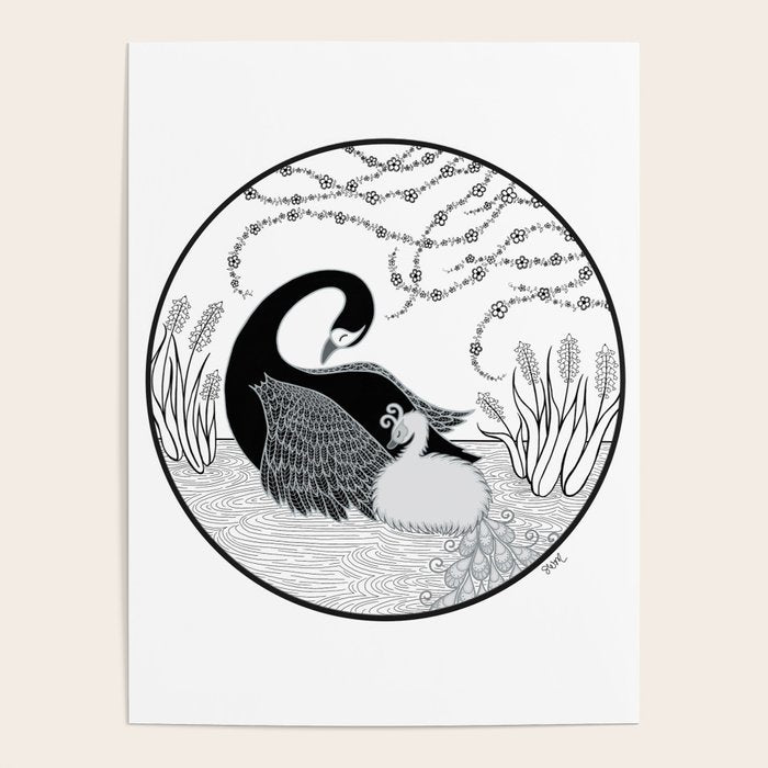 Black Swan and Moonlark Poster Gallery Image 1