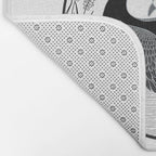 Black Swan and Moonlark Bath Mat Gallery Image 2