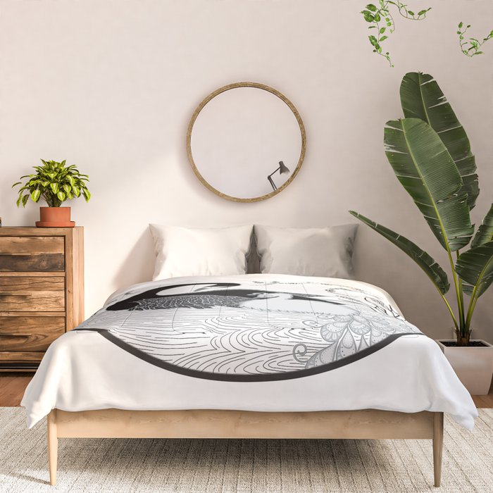 Black Swan and Moonlark Comforter Gallery Image 3