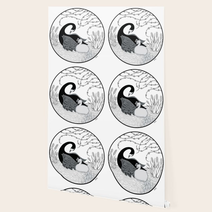 Black Swan and Moonlark Wallpaper Gallery Image 2