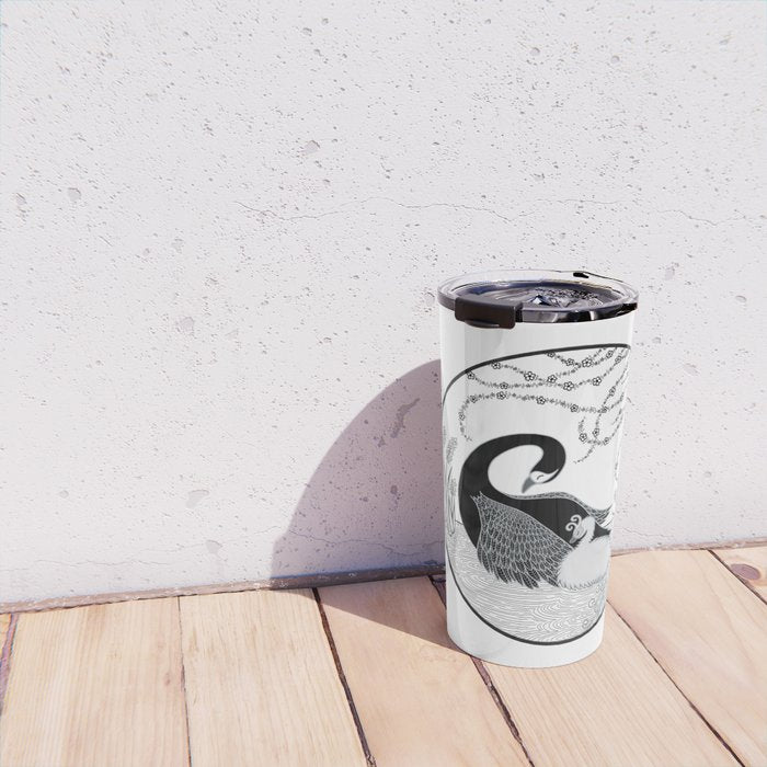 Black Swan and Moonlark Travel Mug Gallery Image 4