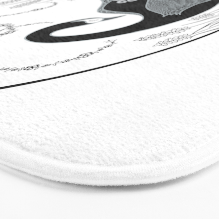 Black Swan and Moonlark Bath Mat Gallery Image 3
