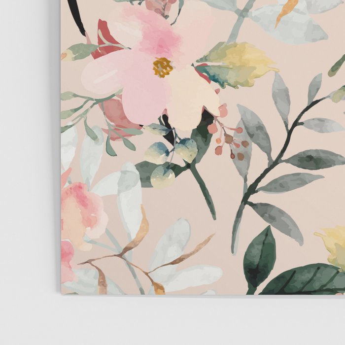 Cottagecore Summer Watercolor Floral Prints Poster Gallery Image 3