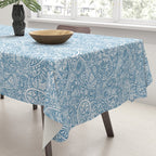 Oceanic Paisley Charm Tablecloth Gallery Image 3