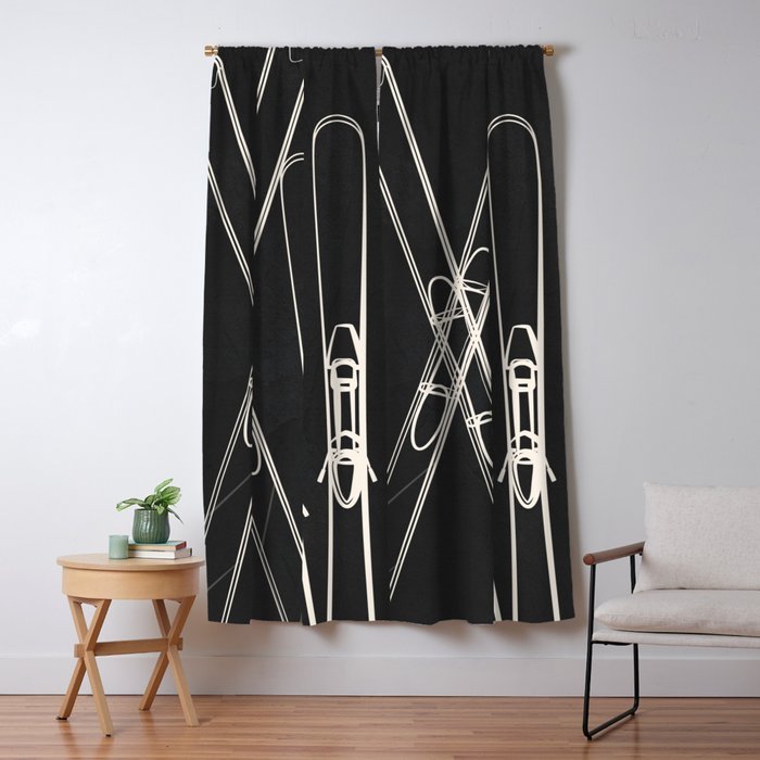 Minimal Skis 1 Window Curtain Gallery Image 1