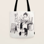 Takoyaki cat Tote Bag Gallery Image 1
