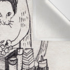 Takoyaki cat Wall Tapestry Gallery Image 3