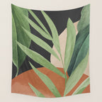 Tropical Leaves 6 Wall Tapestry Gallery Image 4