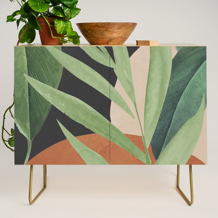 Tropical Leaves 6 Credenza Gallery Image 1