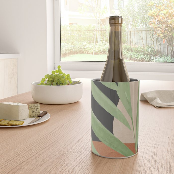 Tropical Leaves 6 Wine Chiller Gallery Image 4