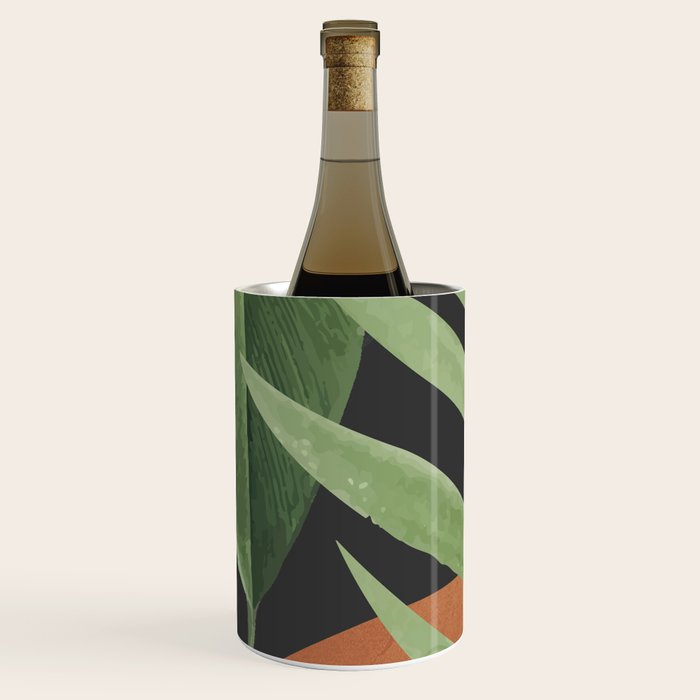 Tropical Leaves 6 Wine Chiller Gallery Image 2