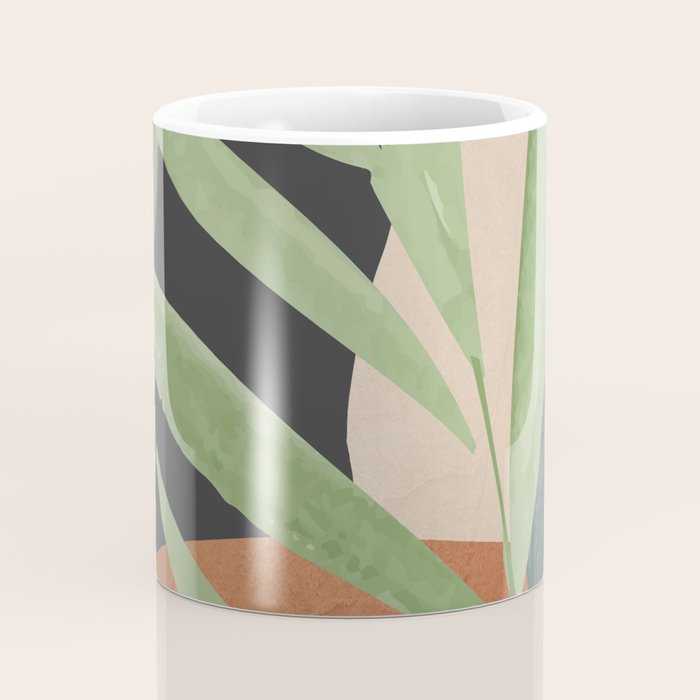 Tropical Leaves 6 Coffee Mug Gallery Image 4