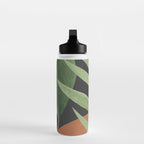 Tropical Leaves 6 Water Bottle Gallery Image 3