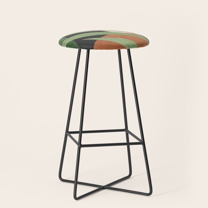Tropical Leaves 6 Stool Gallery Image 1