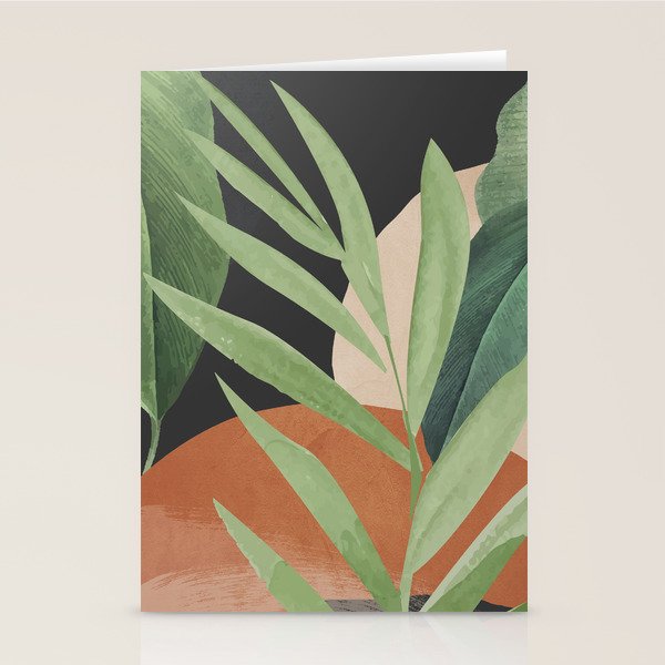 Tropical Leaves 6 Stationery Card Gallery Image 2