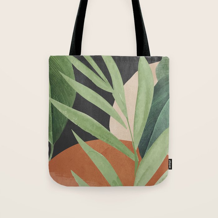 Tropical Leaves 6 Tote Bag Gallery Image 1
