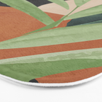 Tropical Leaves 6 Bath Mat Gallery Image 3