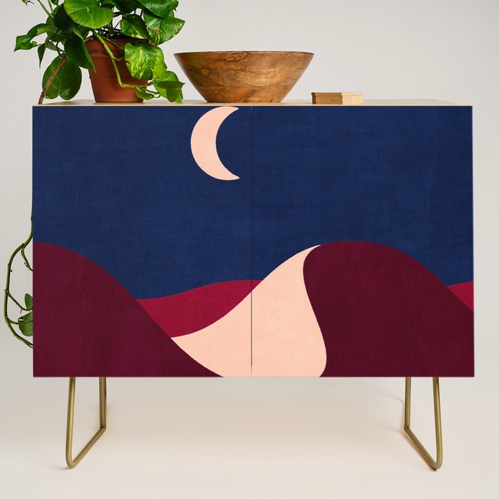 LANDSHAPES - Desert - night Credenza Gallery Image 1