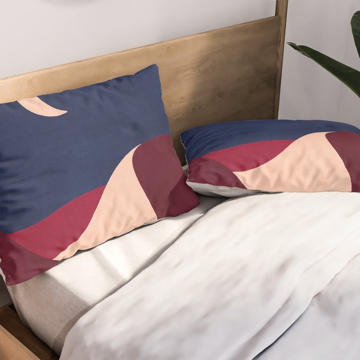 LANDSHAPES - Desert - night Pillow Sham Gallery Image 2
