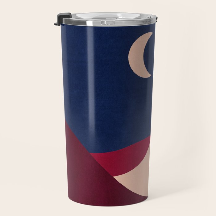 LANDSHAPES - Desert - night Travel Mug Gallery Image 3