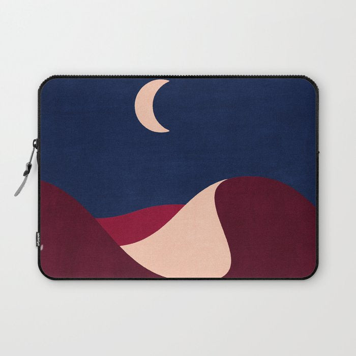 LANDSHAPES - Desert - night Laptop Sleeve Gallery Image 1